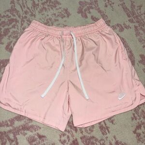 Nike Light Pink Elastic Waist Athletic Shorts Men’s M